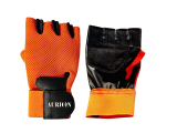 GYM-GLOVE-1313-ORANGE Sports/Gym Gloves, Full Palm Protection and Extra Grip and Anti-Slip Weight Lifeeting Gloves for Workout, Training, Fitness, Bodybuilding and Exercise